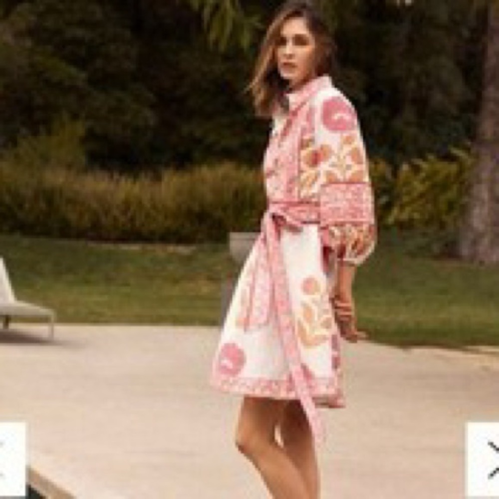 Anthropologie Sue Sartor flounce shorty dress L - Picture 3 of 16